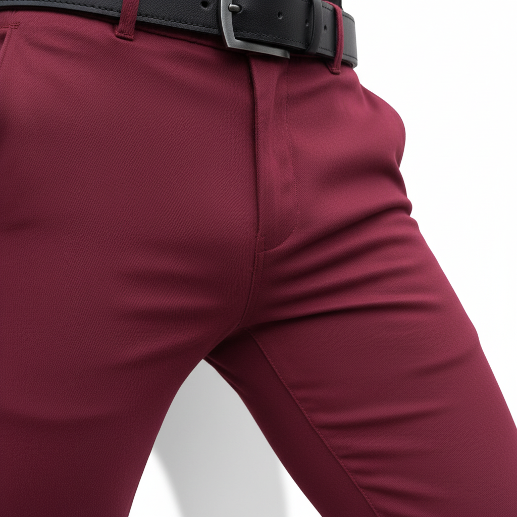 Bequeme Herren Slim Fit Hose Pascal, perfekt für Business und Freizeit, aus hochwertigem Stoff gefertigt.