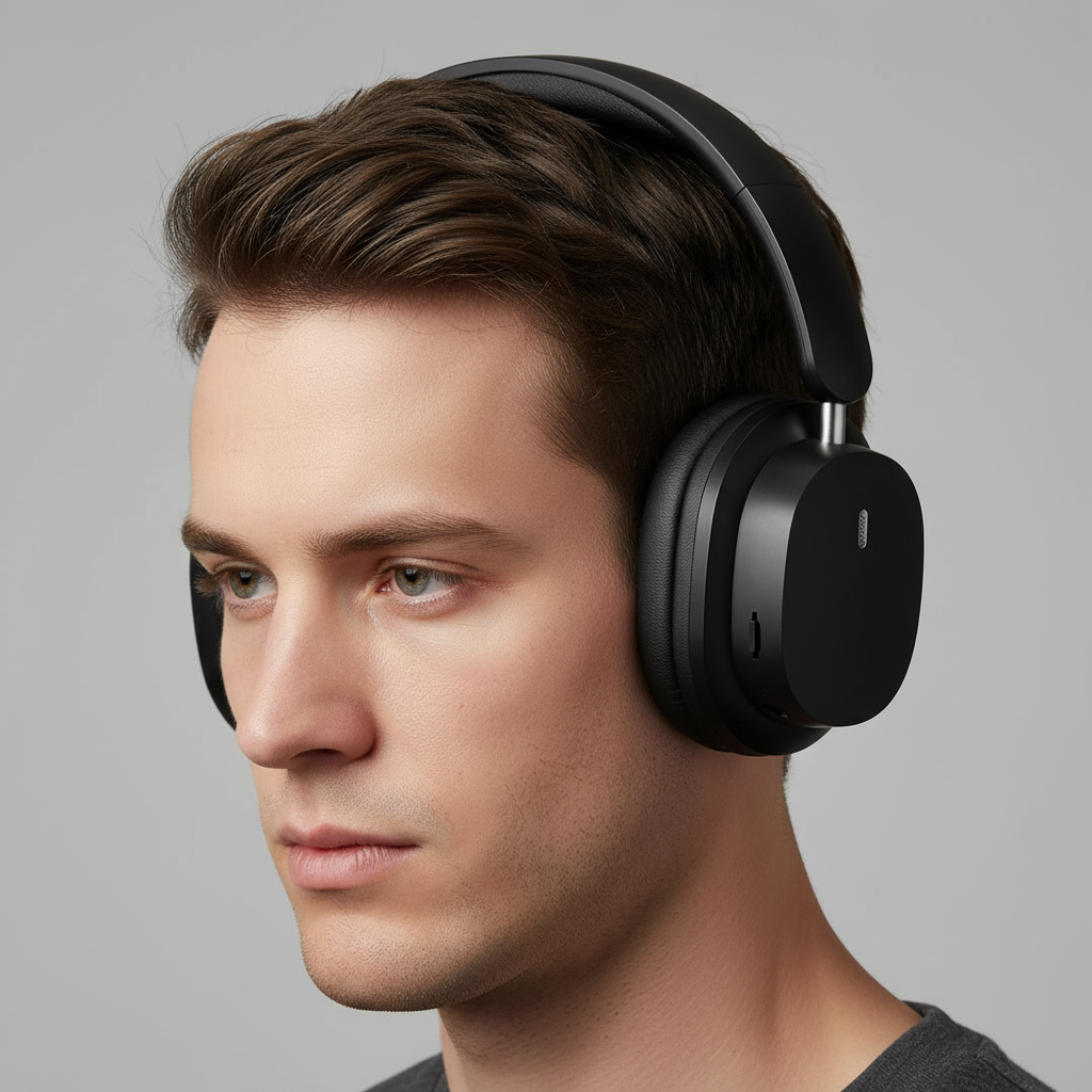 Ergonomische Bluetooth Kopfhörer mit langer Akkulaufzeit (50h) und immersivem Premium-Klang für Audio-Fans.