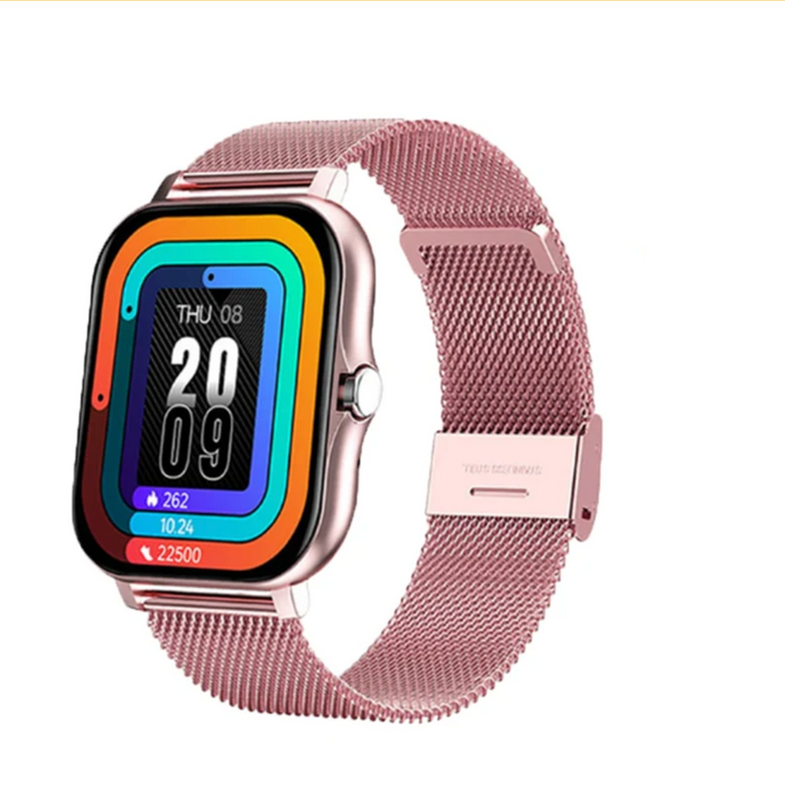 Rosa Damen Smartwatch StyleTrack: Zeit- und Schrittanzeige für den aktiven Alltag.