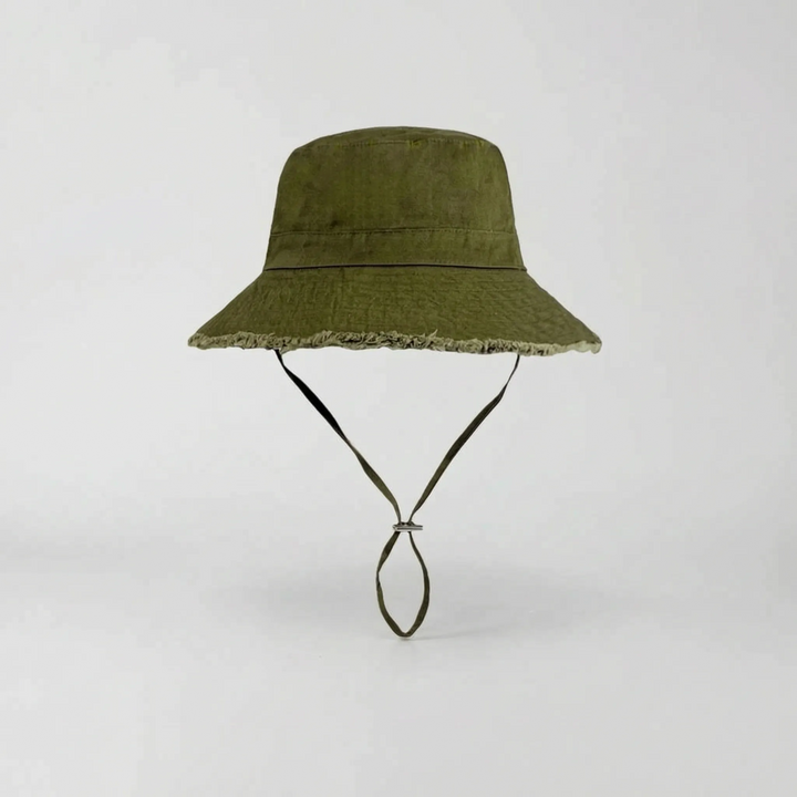 Entspannter Unisex Sonnenhut mit breiter Krempe für Outdoor & Urlaub. Dein UV-Schutz Fischerhut für den Sommer.