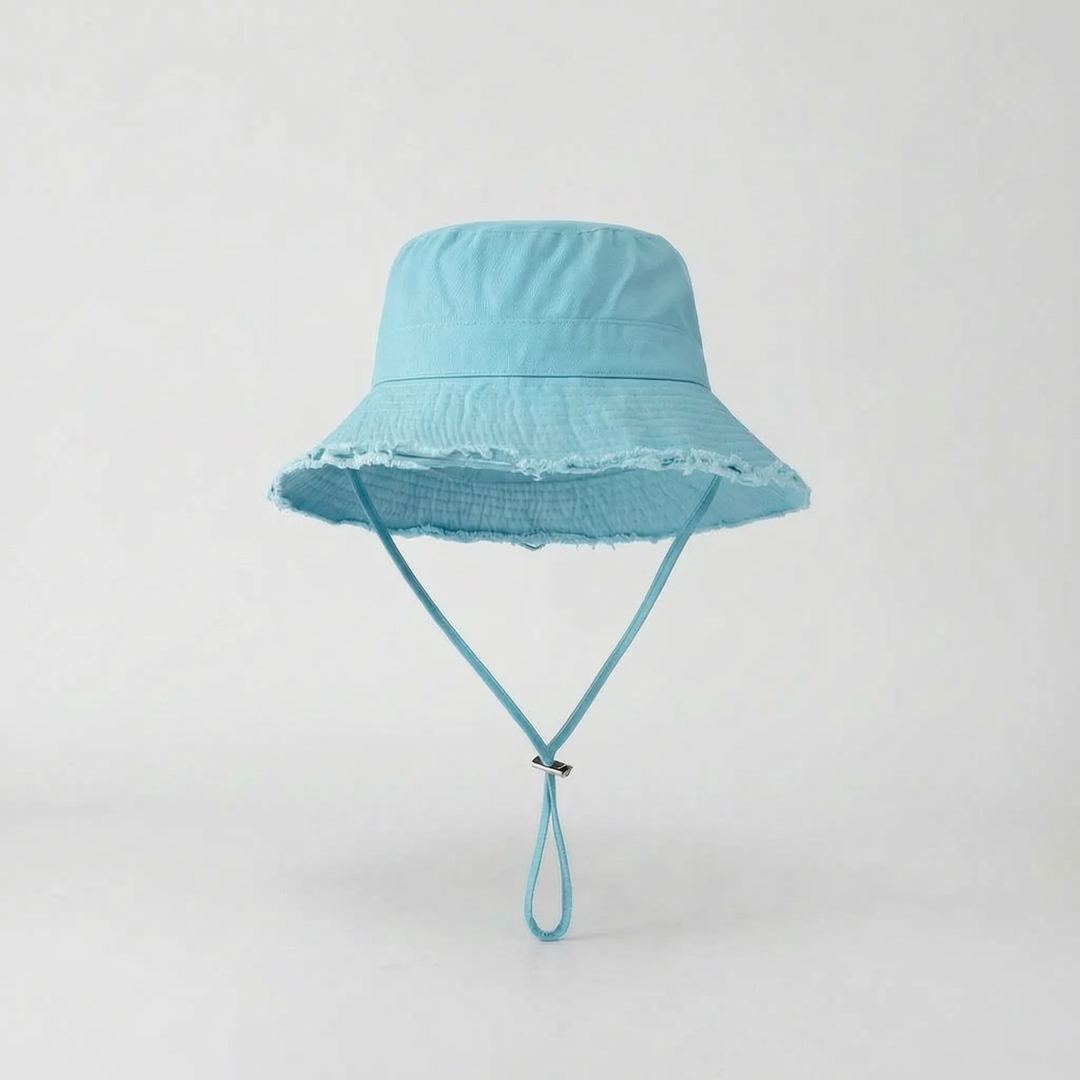 Unisex Sommerhut mit breiter Krempe. Vielseitiger Fischerhut für Damen & Herren, ideal für Outdoor & Casual Look.