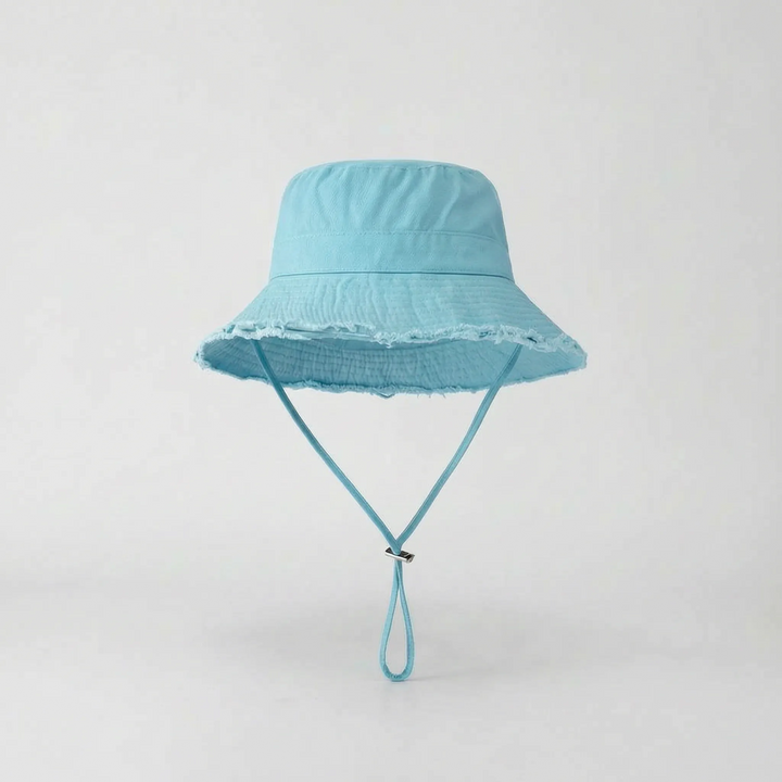 Unisex Sommerhut mit breiter Krempe. Vielseitiger Fischerhut für Damen & Herren, ideal für Outdoor & Casual Look.