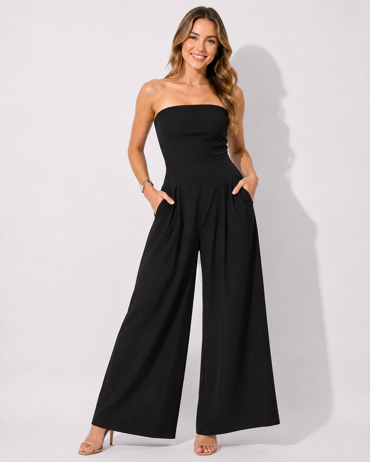 Eleganter Damen Jumpsuit, perfekt für festliche Anlässe oder einen stilvollen Casual Chic Look.