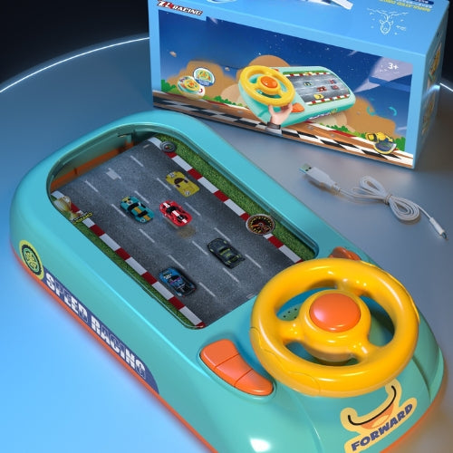 Interaktives Kinder Lenkrad Spielzeug aus ABS-Kunststoff, fördert Motorik und Koordination bei Kleinkindern.