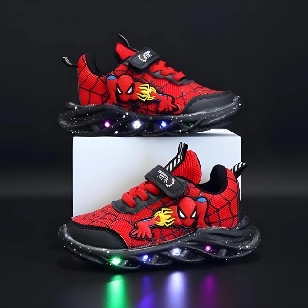 Trendige LED Kindersneaker Maxx mit blinkender Sohle. Bequeme Freizeitschuhe mit Klettverschluss für Spiel & Spass.
