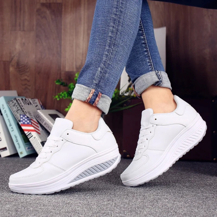 Stylische orthopädische Damenschuhe: bequeme Sneaker mit optimaler Dämpfung für Freizeit und täglichen Gebrauch.
