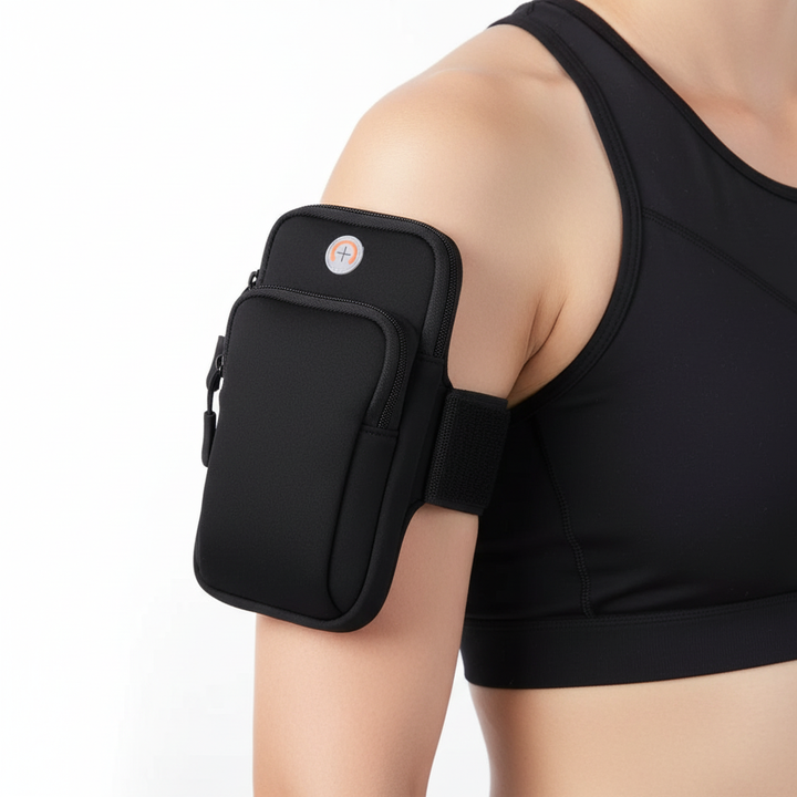 Sportarmband für Läufer: Sichere Smartphone-Halterung aus Neopren, ideal für Laufen, Fitness & Outdoor-Training.