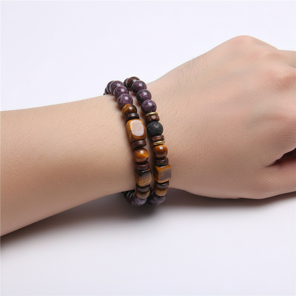 Spirituelles Armband Naturstein Tigerauge, ein energievolles Accessoire für dein Handgelenk.
