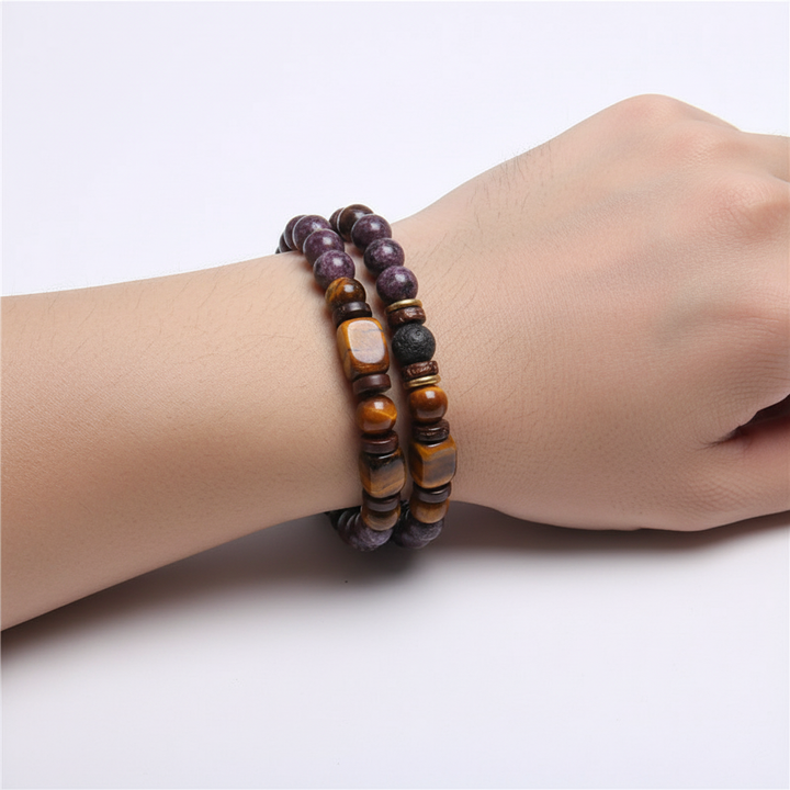 Spirituelles Armband Naturstein Tigerauge, ein energievolles Accessoire für dein Handgelenk.