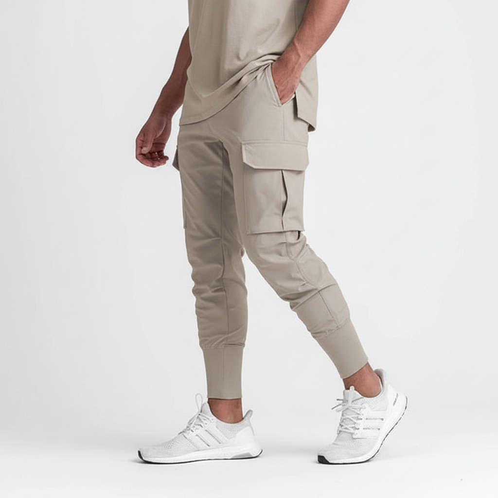 Hochwertige Francis Joggerhose aus Stretchmaterial für Herren, maximale Bewegungsfreiheit garantiert.