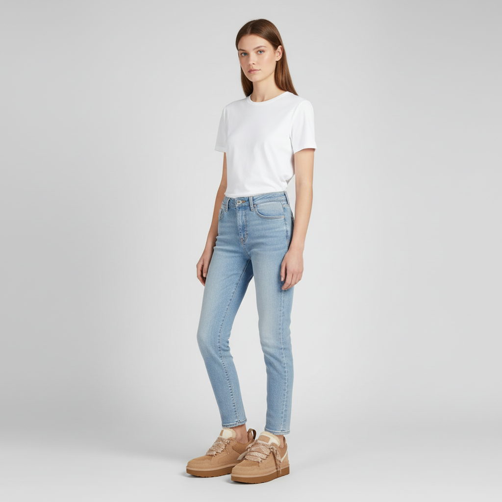 Brooklyn Damenschuhe: Warme Winterstiefel aus Wildleder mit gemütlichem Fellfutter, perfekt für den Winter.