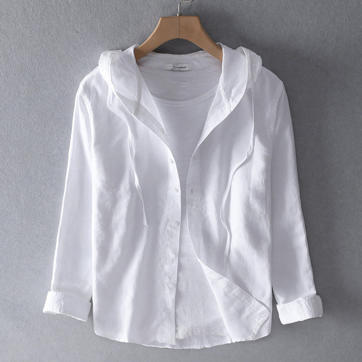 Frühlingshafte Sommerbluse mit Kapuze für Damen, leicht und elegant, ideal für Freizeitaktivitäten.