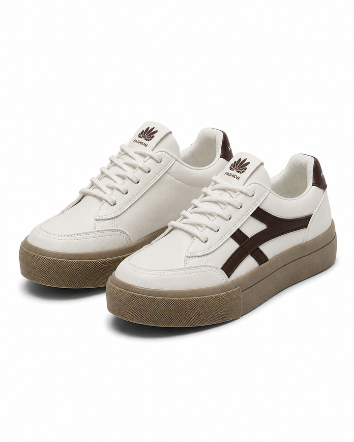 Damen Komfort-Turnschuhe mit dämpfender Sohle gegen Fußschmerzen, perfekt für langes Gehen und Stehen.