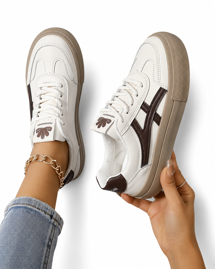 Damen Orthopädie-Sneaker, perfekt für schmerzfreie Schritte und aktive Tage, bieten Unterstützung und Komfort.