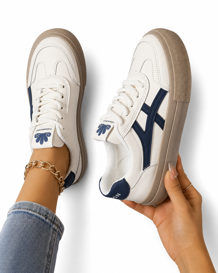 Orthopädische Damen Schuhe mit rutschfester Sohle und optimaler Fußgewölbeunterstützung, ideal für Sport.