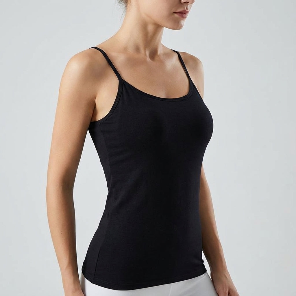 Komfortables Damen Bustier Top "Tara". Weiches Unterhemd ohne BH, ideal für den Sommer und sportliche Aktivitäten.