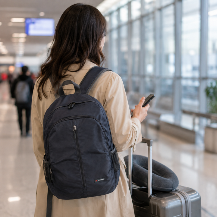 Unisex Falt-Tagesrucksack, strapazierfähig & leicht, erfüllt alle Ihre Reisebedürfnisse mit Leichtigkeit.