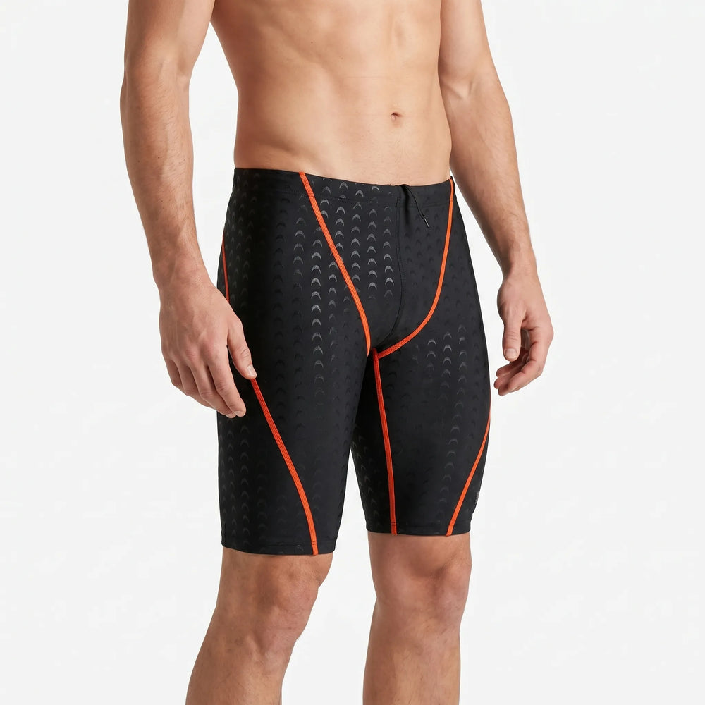 Herren Jammer-Shorts, schnelltrocknende Trainings-Badehose für Schwimmsport & intensive Wassereinheiten.