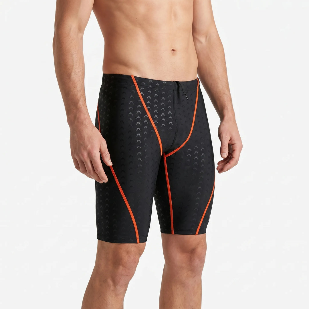 Herren Jammer-Shorts, schnelltrocknende Trainings-Badehose für Schwimmsport & intensive Wassereinheiten.