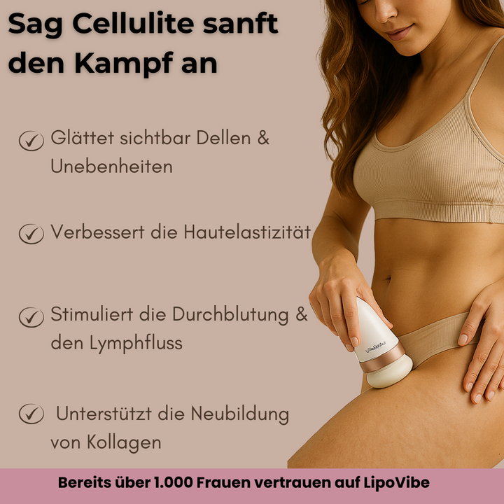Elektrisches Anti-Cellulite-Gerät für Damen, fördert straffere Haut & glattere Körperkonturen.