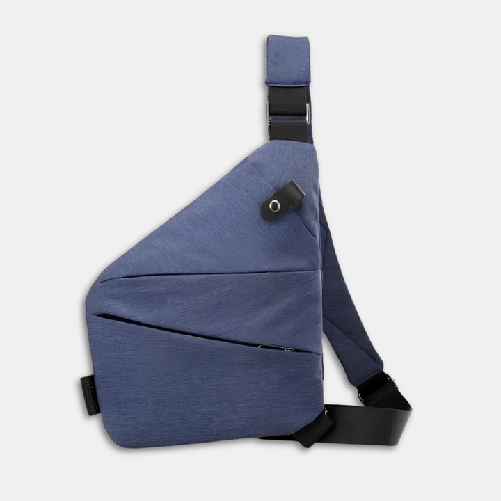 Moderne diebstahlsichere Schultertasche für Herren, perfekt für den urbanen Lifestyle.