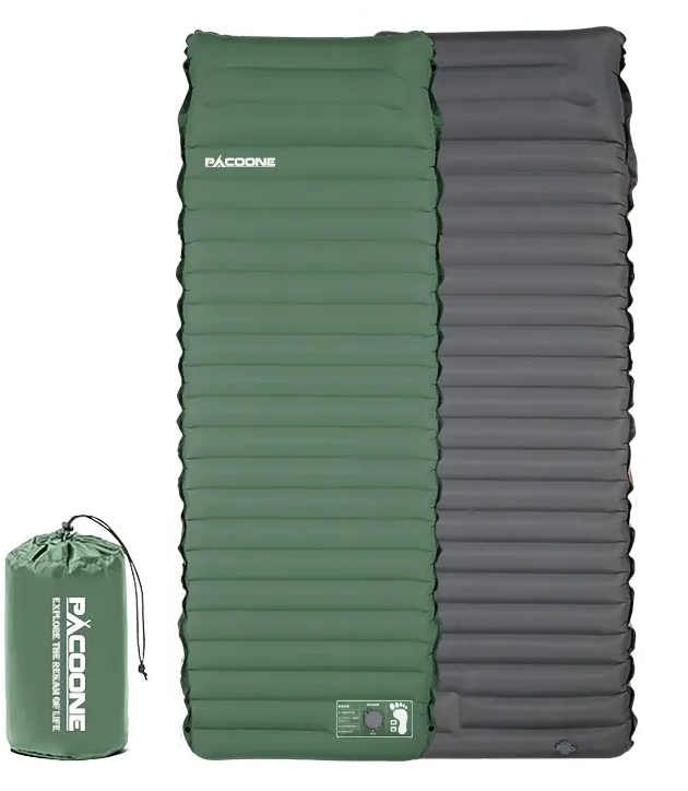 Leichte selbstaufblasende Isomatte für Outdoor, Wandern und Reisen; bietet optimalen Schlafkomfort.