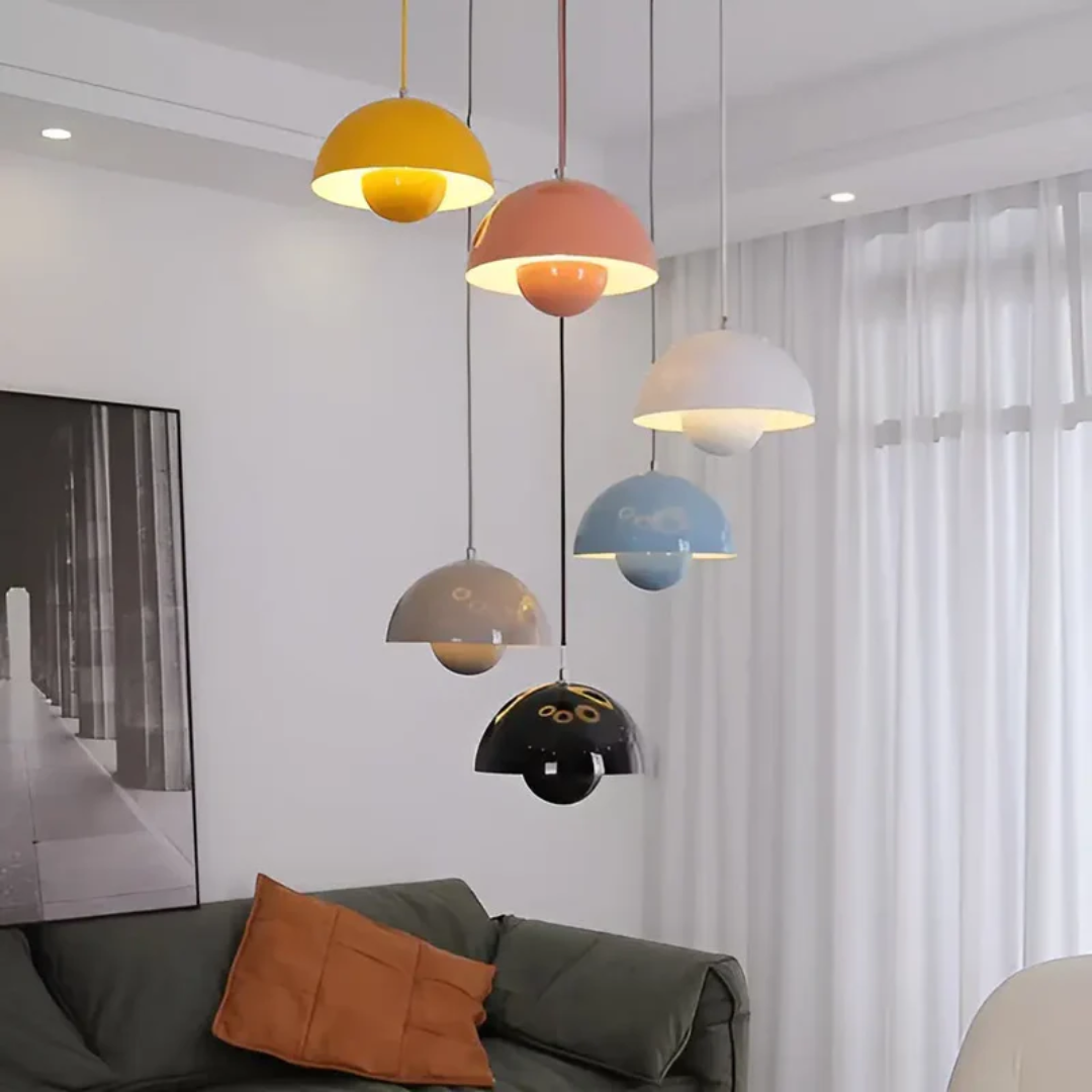 Hängeleuchte, LED, skandinavisch, modernes Design, gemütliches Licht in Küche & Essbereich.
