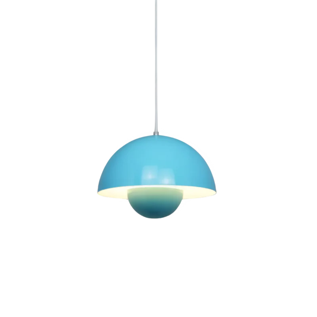 Gemütliche LED-Pendelleuchte, skandinavisch, blumenform, stilvolle Deckenleuchte für Essbereich.
