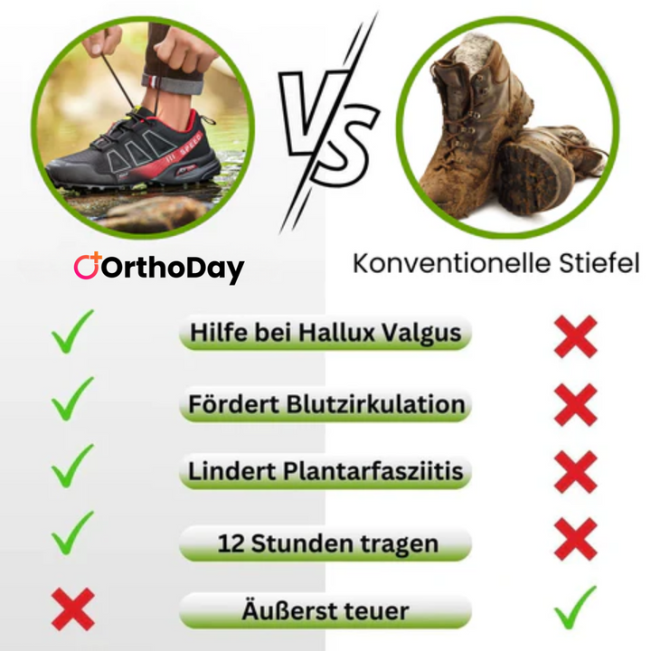 Orthopädische Herren Trailrunning-Sneaker mit Dämpfung, ideal für Outdoor-Sport & Freizeit.