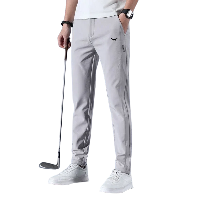 Herren Golfhose: bequeme, elastische & atmungsaktive Stretch-Freizeithose für aktive Männer auf dem Golfplatz & in der Freizeit.
