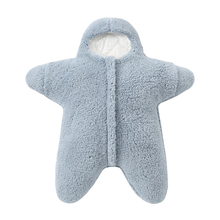 Kuscheliger Baby Seestern Schlafanzug. Sicherer Schlafsack Pyjama für Neugeborene & Säuglinge.