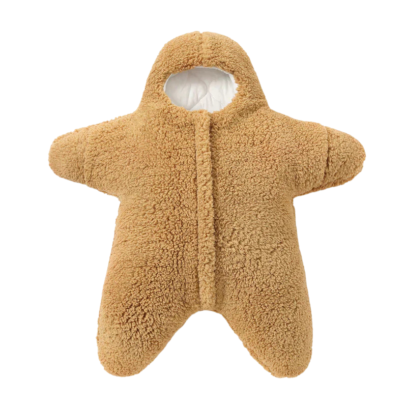 Baby Seestern Schlafsack-Pyjama, kuschelig & weich, ideal für süße Träume und sichere Nachtruhe.