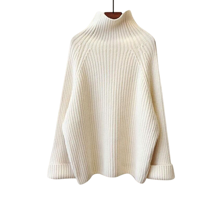 Damen Winterset für Outdoor: Warmer Rollkragenpullover, gefütterte Jacke & Freizeithose.