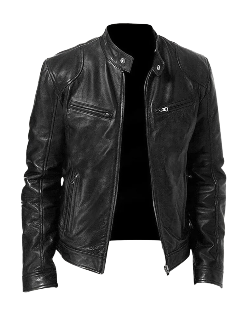 Stylische Herren-Übergangsjacke im Slim Fit, vielseitig kombinierbar für moderne Freizeitlooks.