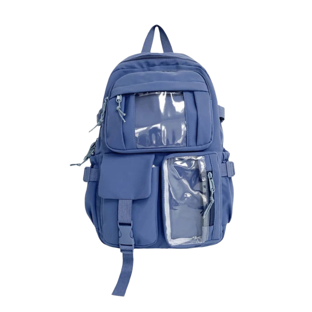 Niedlicher Damen Schulrucksack mit charmantem Design. Stylischer Organizer-Rucksack für Mädchen & Studentinnen.