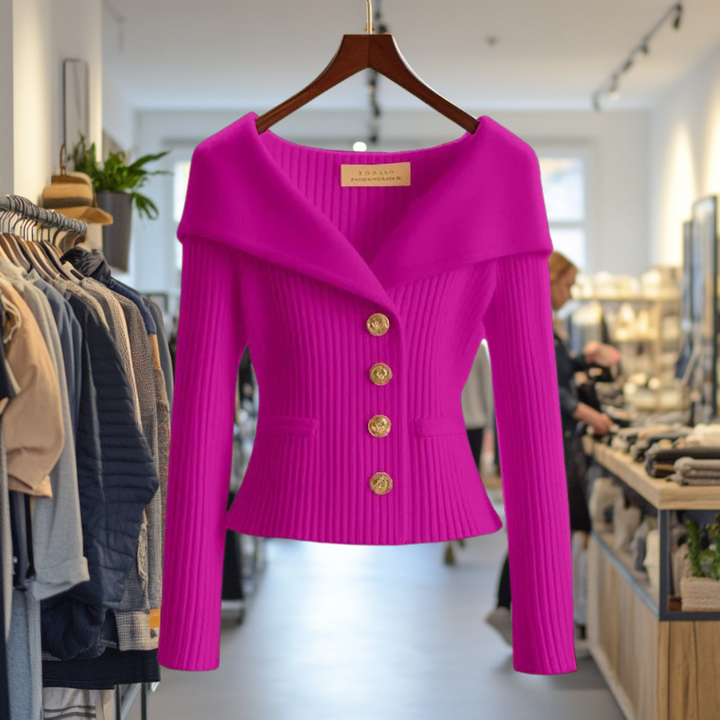 Feiner Damen Strickcardigan, luxuriös verarbeitet, gemütlich und warm. Must-have für kalte Tage.