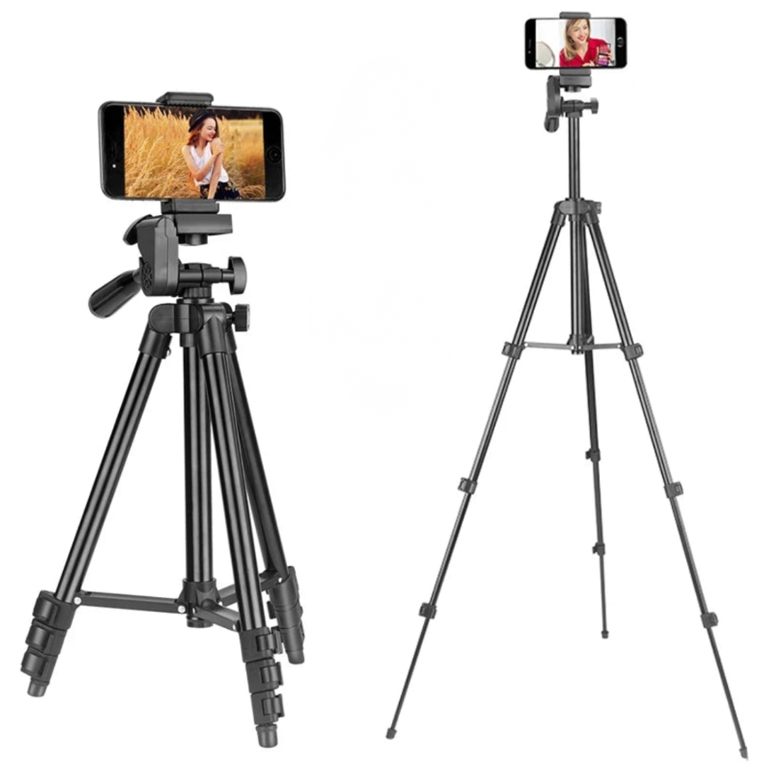 Hochwertiges leichtes Aluminium-Kamerastativ für Fotografie und Videografie; tragbar und vielseitig.