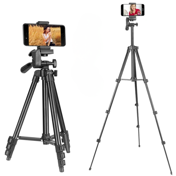 Hochwertiges leichtes Aluminium-Kamerastativ für Fotografie und Videografie; tragbar und vielseitig.