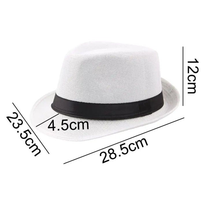 Stilvoller Unisex Fedora Hut. Der perfekte Jazzhut, Must-have Accessoire für modische Herbst-Outfits.