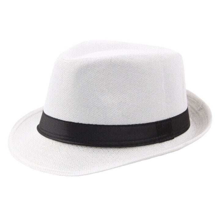 Eleganter Unisex Fedora Hut im klassischen Jazz-Look. Stilvolles, modisches Accessoire für Herbst und Frühling.