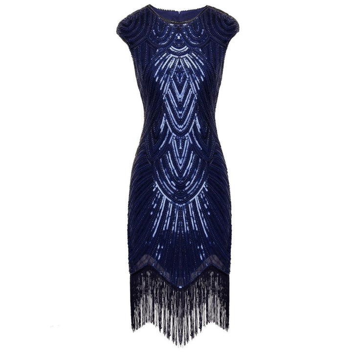 Damen Partykleid: Elegantes Glitzerkleid im Flapper-Stil. Ideal für festliche Anlässe.