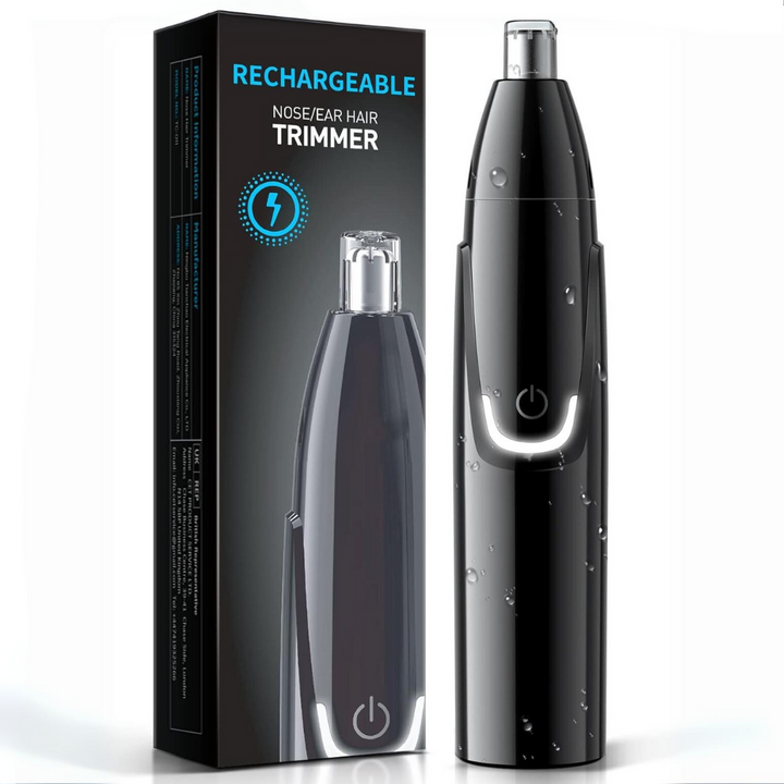 Elektrischer Unisex Nasen- & Ohrentrimmer, wiederaufladbar, schmerzfrei für eine effektive Haarentfernung.