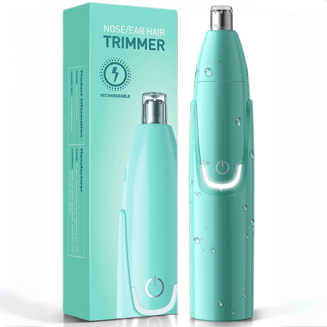 Makellose Pflege mit dem schmerzfreien, wiederaufladbaren Unisex Nasen- & Ohrentrimmer für Gesichtshaare.