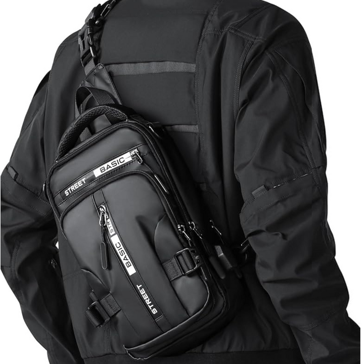 Praktischer Unisex Sling-Rucksack, ideal als Tagesrucksack für Urban Style und Outdoor-Aktivitäten. Robust.