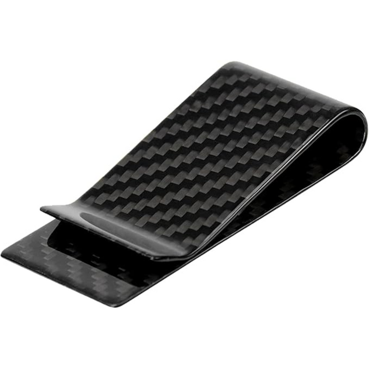Geschenk für Männer: Moderner Edelstahl Kartenhalter mit Geldclip. Edler & kompakter Halter für Kredit- und Visitenkarten.