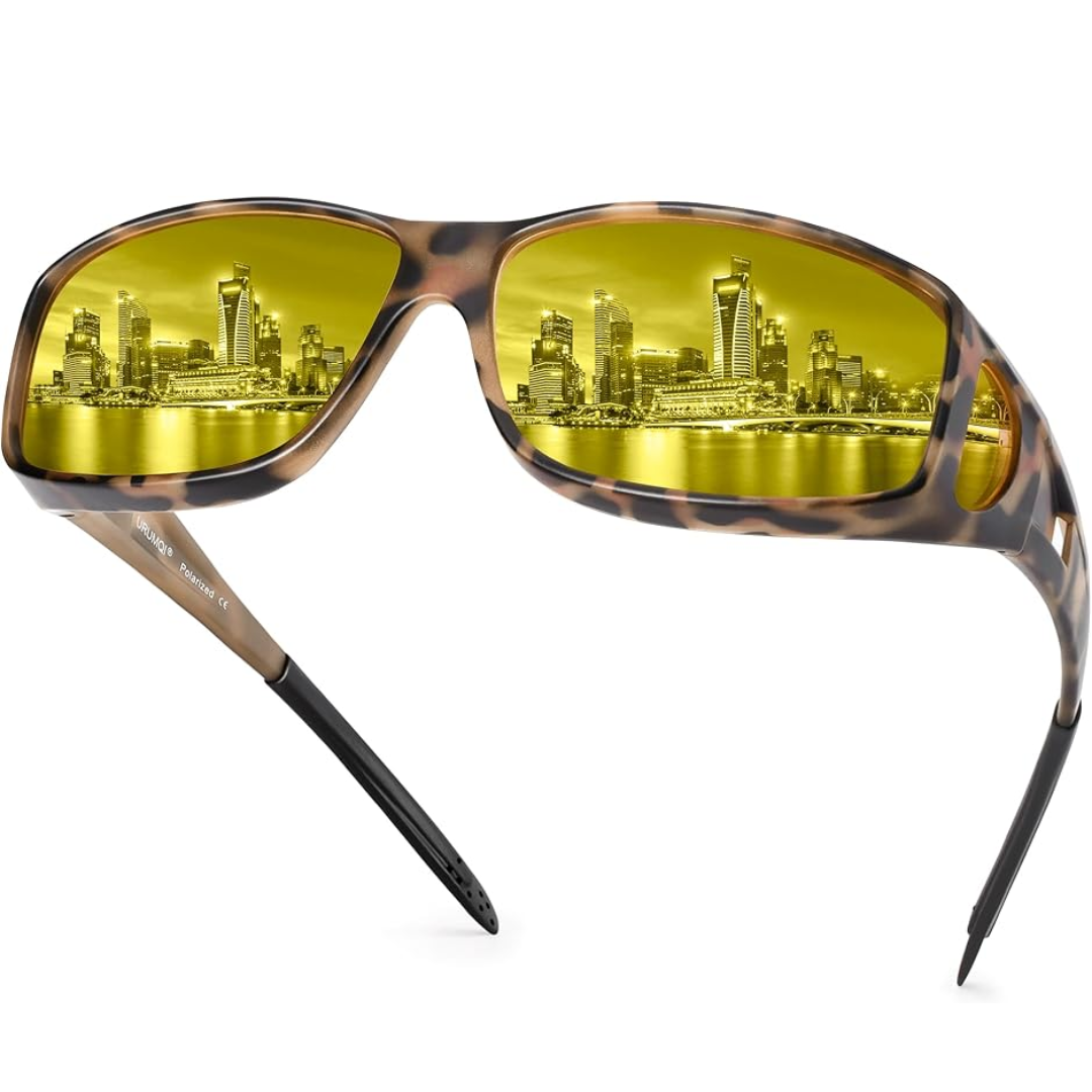 Komfortable Fahrerbrille mit Polarisierung, blendfrei. Ideal für Autofahrten in der Dunkelheit.