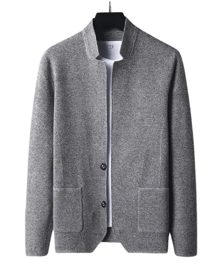 Moderne, leichte Herren Strickjacke für vielseitige Casual- & Freizeit-Looks. Atmungsaktiv & bequem.