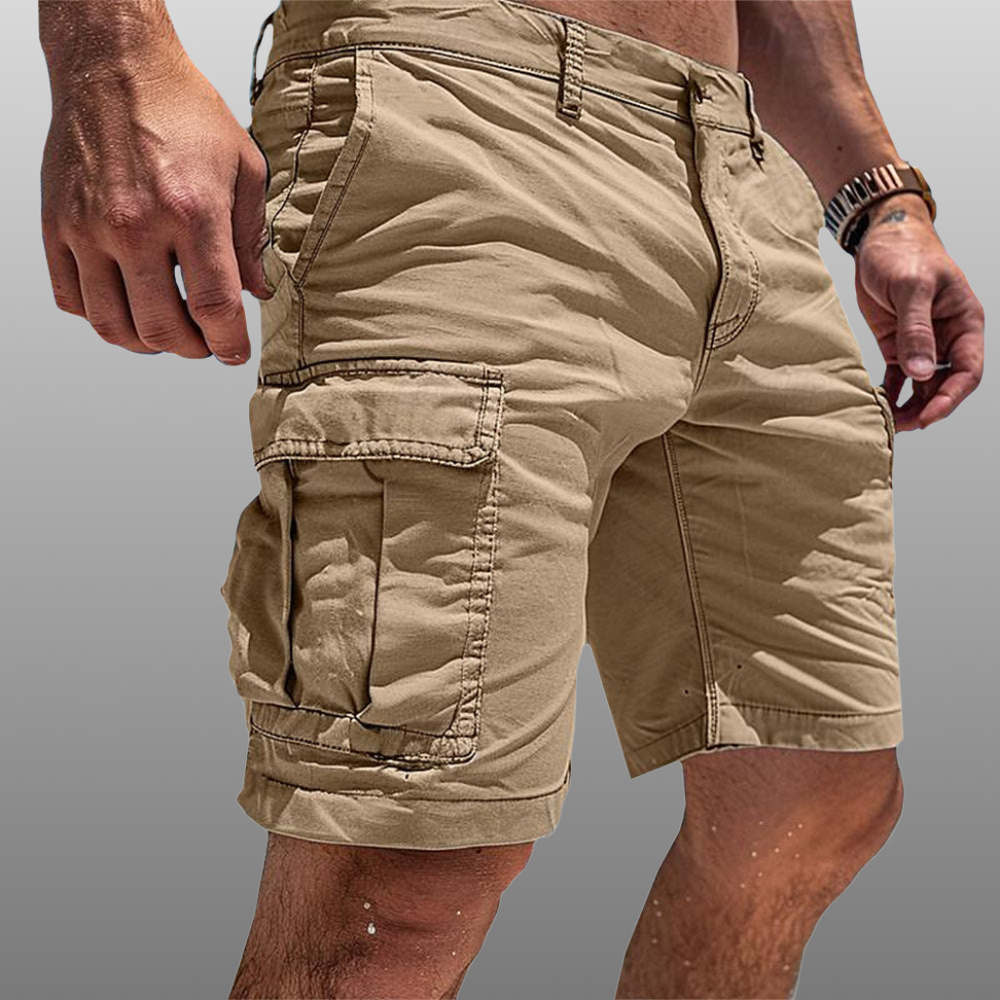 Bequeme Herren Cargo-Shorts mit Multi-Pockets, ideal für den Alltag und Freizeitlooks. Stylische Sommershorts.