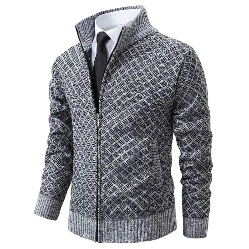 Elegante Herren Übergangsjacke, ideal für stilvolle Herbst- und Frühlingsauftritte. Klassische Freizeitjacke.