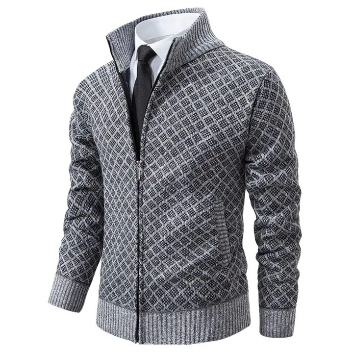 Elegante Herren Übergangsjacke, ideal für stilvolle Herbst- und Frühlingsauftritte. Klassische Freizeitjacke.